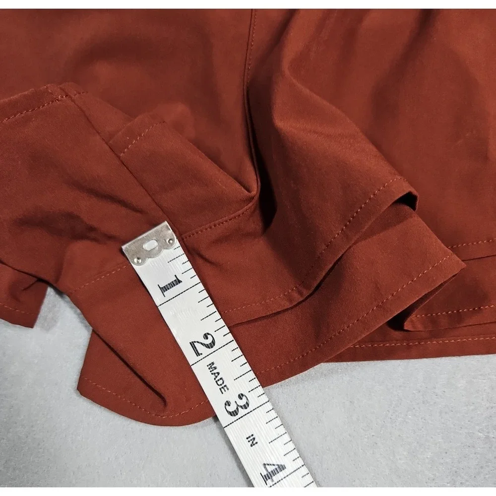 Calia‎ Womens Red Brown Step Up Athletic Shorts Size XS NWT